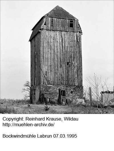 Foto der Mühle von R. Krause